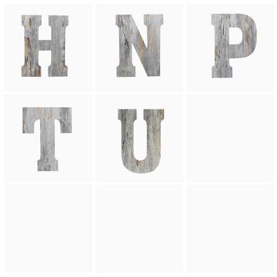 China China design unique ancient style wooden letters wooden alphabet for sale