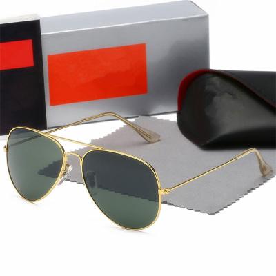 China 2022 New Design UV400 Glass Men Oval Sun Glasses Men Women Luxury Brand Design Rivet Driving Stylish Female Sun Glasses Retro for sale