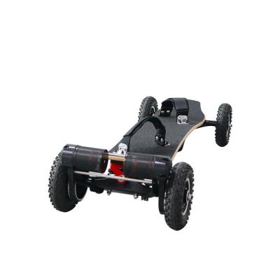 China 2021 new belt type offroad dual motor unisex wholesale electric skateboard with 11AH battery for sale