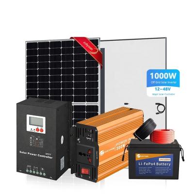 China Power Inverter Off Grid Solar Energy System MPPT Controller 1000W 24V 48V for sale