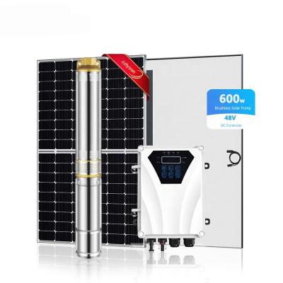 China China best wholesale hybrid ac submersible dc water deep well booster water solar pump for irrigation for sale