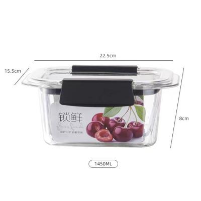 China Special hot selling freshness preservation rubbermaid 350ml gloss leak proof food storage containers with airtight for sale