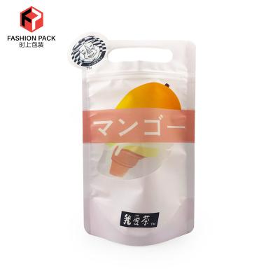 China Fashion Moisture Proof Package Custom Design Shaped Dry Clear Ziplock Plastic Packaging Snack Pouch Mango Holder Pouch for sale