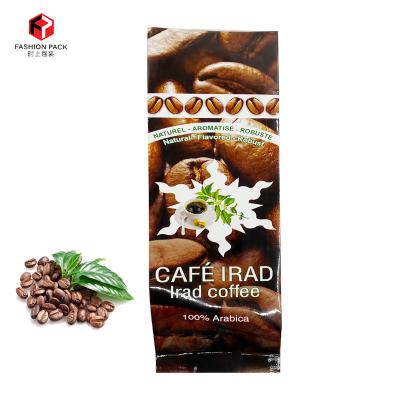 China Custom Fashion Moisture Proof Package Aluminum Foil Food Packaging Bag Side Gusset Bags Coffee Bag 250g for sale