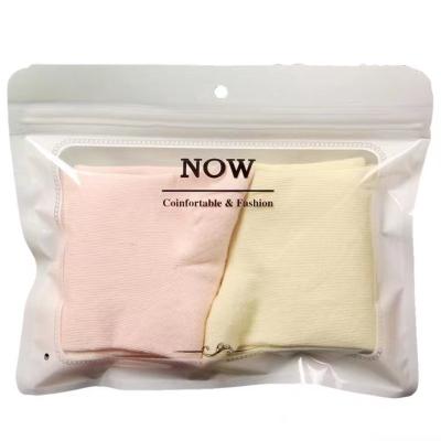 China Moisture Proof In Stock Bags Slip Packaging Transparent Window Plastic Bag Zip Lock Bags For Clothing for sale