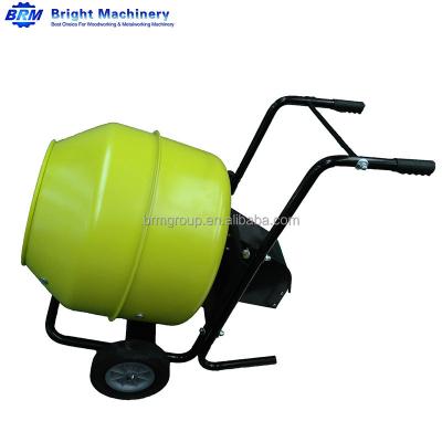 China Building Material Stores Electric Mobile Concrete Mixer 130L Portable Cement Mixer With Stand Heavy Duty Concrete Mixer for sale