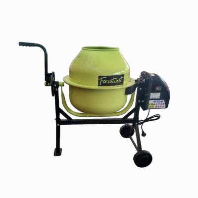 China Construction worksÂ   Construction worksÂ   70L Portable Cement Mixer Mini Concrete Mixer Machine 220W Electric Motor Side Tip Drum Mixer With Wheels for sale