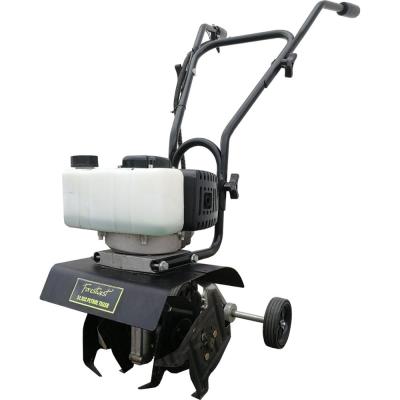 China Cultivate Mini Power Tiller Garden Cultivator Portable Rotary Hoe 51.7cc 2-Stroke Gasoline Engine for sale