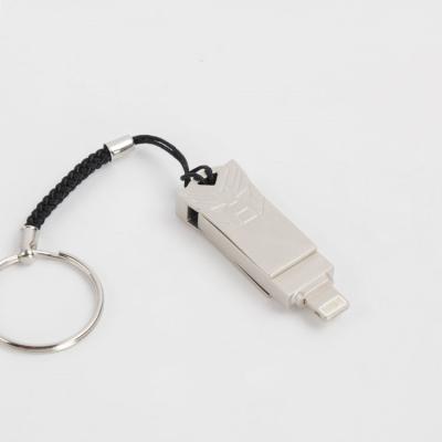 China 2020 Zinc Metal New Products 2 In 1 USB Flash Drive For Iphone And Computer for sale