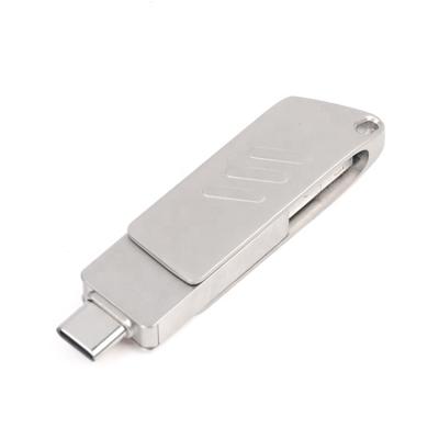 China Professional Zinc Metal Supplier 3 In 1 USB Flash Drive For Iphone And Android Type C Phone for sale