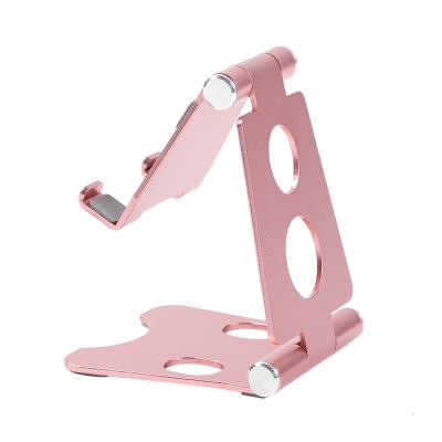 China Aluminum Universal Aluminum Alloy+ABS Smartphones Tablets Adjustable Cell Phone Holder Stand for sale