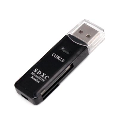 China Amazon Factory Wholesale Single Memory Card Reader USB2.0 Data Transmission SD High Speed ​​TF Card Reader for sale