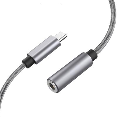 China Mobile Phone TYPE C to 3.5mm Cable Adapter Converter USB C Audio Adapter for Earphone Adapter for sale