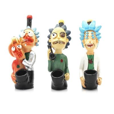 China With Hang Creative Resin Pipe Cartoon Tobacco Pipe Wooden Wood Smoking Handmade Wholesale for sale