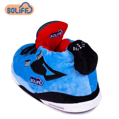 China Popular Custom Yeezy Plush House Logo Plush Sneaker Slippers Indoor Men's Yeezy Slippers Indoor Men's Yeezy Slippers Sneaker Slipper for sale