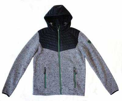 China New Style Thin Casual Men Breathable Knit Jacket With Hoody Coat for sale