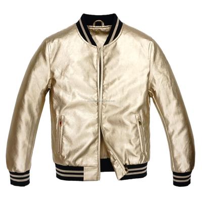 China Windproof Women Leather Bomber Jacket PU Jacket For Stylish Woman for sale