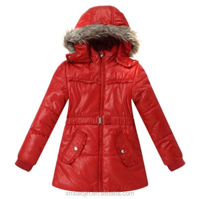 China Custom Made Kids Girls Parka Long Winter Windproof Coat Down Jacket Girls Jacket 2021 for sale