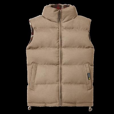 China New Style Winter Reversible Men's Padded Vest Men's Vests And Vests for sale