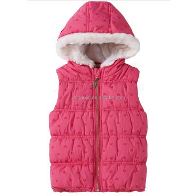 China Girls Windproof Winter Vests Lightweight Outerwear Coat Toddler Girl Luxury Clothes for sale