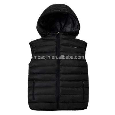 China Boys windproof lightweight stripper vest sleeveless outwear for winter coat kids vest for sale