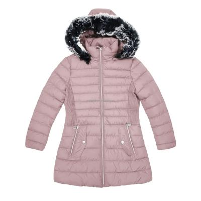 China Windproof Women's Parka Jacket For Winter Hood With Fur Coat for sale