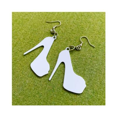 China BOHEMIA 2021 Hot Sales DIY Printable Sublimation Earrings Metal Blanks With Earring Hooks for sale