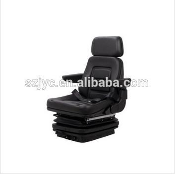 China PVC Mini Excavator Seat /Tractor Seat with Suspension and Folding Machinery Backrest YHF-02 for sale