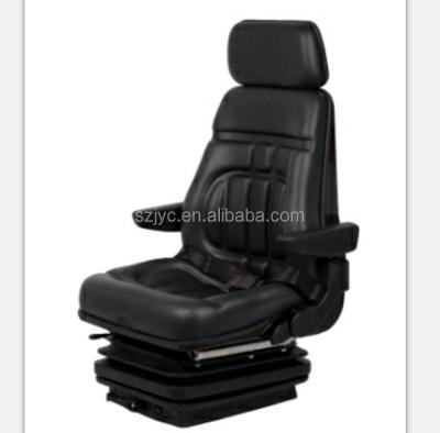 China PVC Excavator Seat Adjustable Car Seat PVC With Headrest Armrest YHF-03 for sale