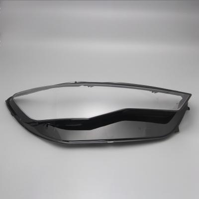 China Hot Sale Car Auto Lamp Accessories Auto PC Body Parts PC Headlight Shade Transparent Glass Cover For Audi A6LC7PA 2016 2017 2018 for sale