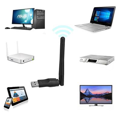 China 150mbps rt5370 wifi adapter AuraHD Air USB Wifi desktop dongle for set top box Aura HD Vu+ Amiko Ferguson MAG254 250 275 322 324 420 for sale