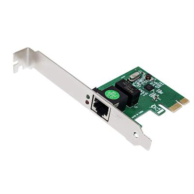 China PCI Express Giga Lan Card 10/100/1000Mbps Desktop Single Port Gigabit Ethernet Network Adapter For Computer for sale