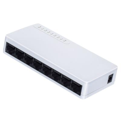 China 8 Ports 10/100Mbps Network Ethernet Switch with Support Internet Bar/Telcom/CCTV IP Plastic Housing 1.6GB Record and Transfer Camera for sale