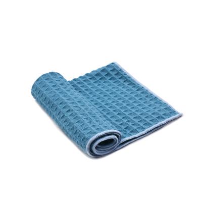 China 2020 Viable Microfiber Custom Printed Waffle Car Golf Golf Cleaning Towel for sale