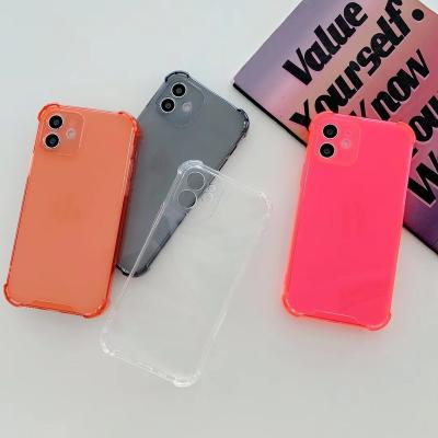 China TPU for iphone 12 mini max cell phone case 11pro 13PRO plating tpu space clear case for iphone 12 for sale