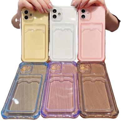 China Multicolor Shockproof 1.5mm TPU Tri Case Phone Case Shockproof With Edge Protective Shell Mobile Phone For iPhone11 for sale