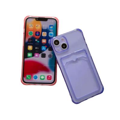 China Stylish Shockproof TPU With Card Slot Phone Cases Phone Cases Applicable To For iPhone 11 12 13PROMAX XS XR 13 for sale