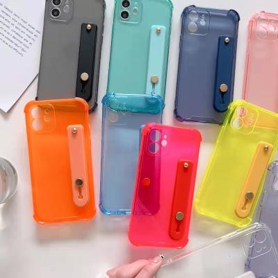 China Creative New Products Shockproof Shockproof Colorful Wrist Rope Chain Strap For iphone7plus Phone Case for sale