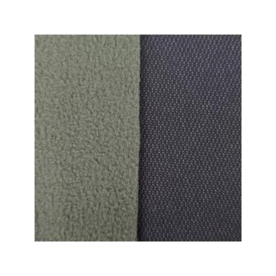 China Hot Selling Waterproof Three Layer Recycle Metallized Polyester Cation Fabric Recycle Fleece Cloth Outdoor Fabric for sale