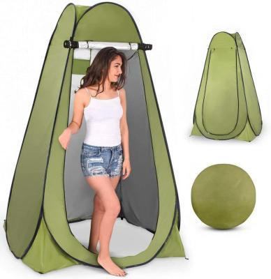 China Camp Toilet Changing Room Outdoor Easy Setup Foldable Outdoor Shower Tent Shelter with Window for Camping and Beach for sale