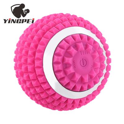 China Wholesale Silicone Mini Electric Vibrating Leg Fitness Muscle Relaxation Fitness Massage Ball YINGPEI for sale