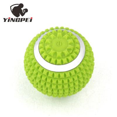 China YINGPEI Leg Muscle Relaxation Fitness Silicone Massage Spike Electric Vibrating Ball for sale