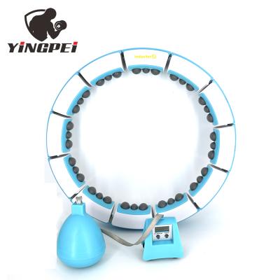 China ABS YINGPEI High Quality Detachable Adjustable Timer Adults Fitness Weighted Ring Smart Polynesian Dance Circle for sale