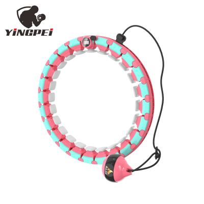 China YINGPEI Durable Professional Detachable Knots 24 Weighted Circles Smart Gym Ring Polynesian Dance Smart Fitness Equipment For Adults for sale