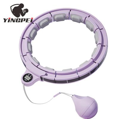 China New ABS YINGPEI Weight Fashion Health Weighted Loose Weight Polynesian Dance Circle Fitness Indoor Gymnastics Polynesian Dance Ring Smart Circles for sale