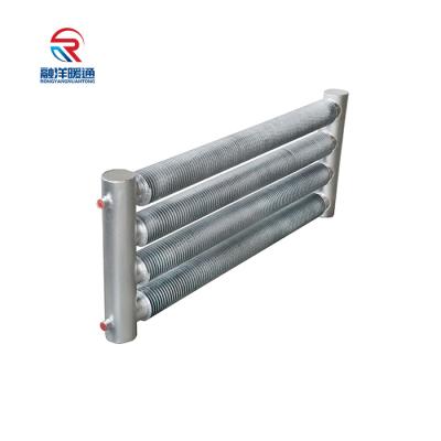 China Refrigeration Parts Customize Welded Bimetallic Steel Fin Heating Tubes Extruded Air Heating Round Finned Tubes For Drying Heat Exchangers for sale