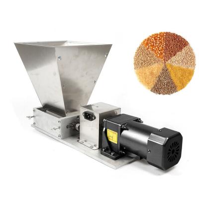 China Factory price viable good quality electric grain grinder with 2 roller malt mill for home brew with hopper for sale