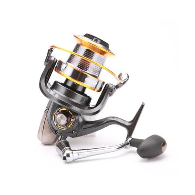 China 12+1 Jet Fishing Wheel Metal LJ 3000-9000 Series BB Bevel Cup Freshwater Tank Lure Spinning Fishing Reel HE-L-FR-003-K for sale