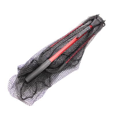 China Monofilament Fishing Net Hand Fine Aluminum Alloy Triangle Bend Mesh Nets Fly Fishing Dip Small Scoop Thinnet for sale