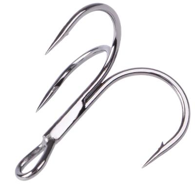 China FTK Japan Lure Hook Bass Pike Barbed Hook High Quality High Carbon Steel Fishing Hooks 10-20pcs/pack High Carbon Steel Treble Hook Round for sale